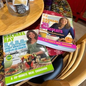 Rachael Ray 30-Minute Meal Cookbooks - Green and Purple